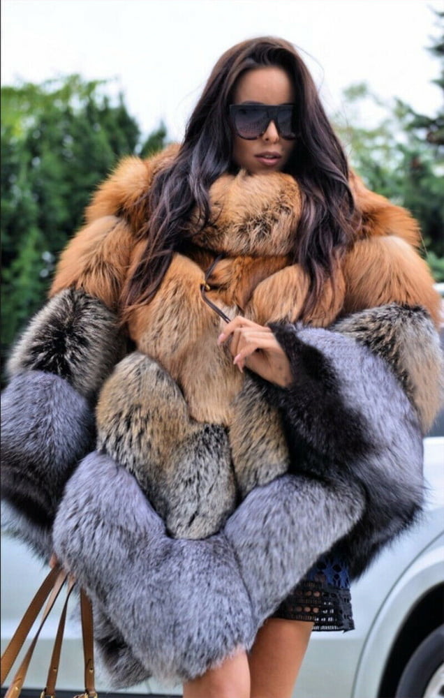 Sexy Woman In Fur #96593344