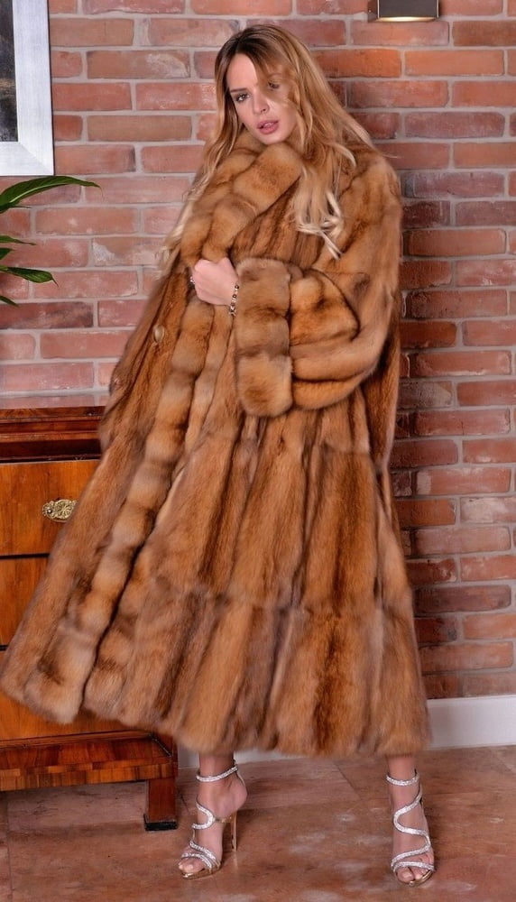 Sexy Woman In Fur #96593419
