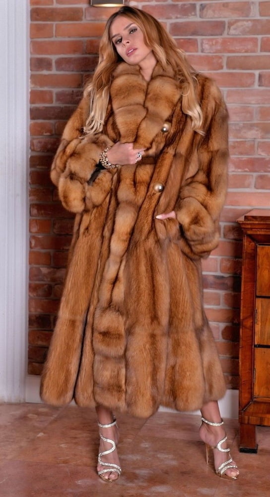 Sexy Woman In Fur #96593421