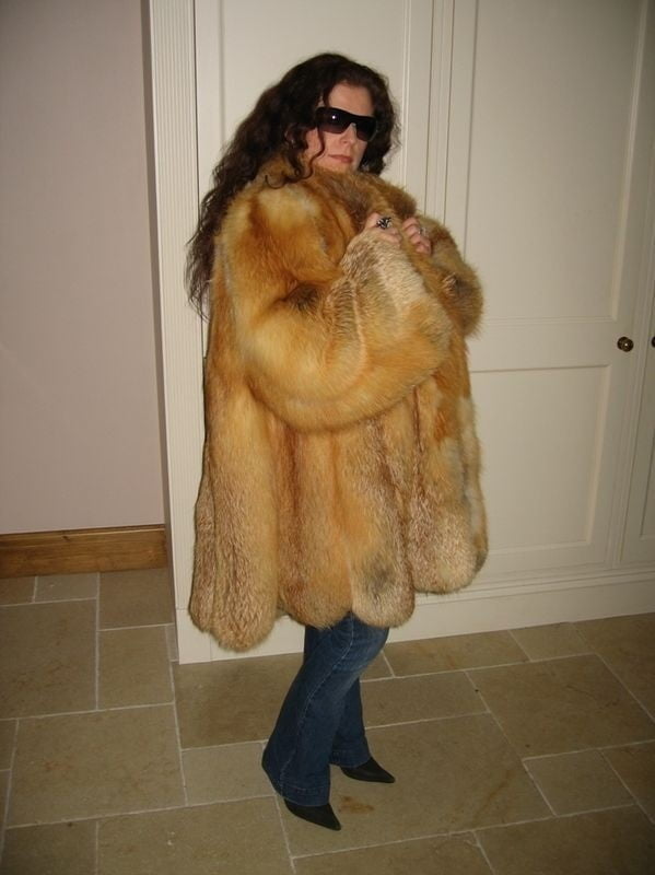 Sexy Woman In Fur #96593440