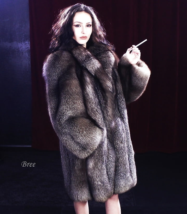 Sexy Woman In Fur #96593547