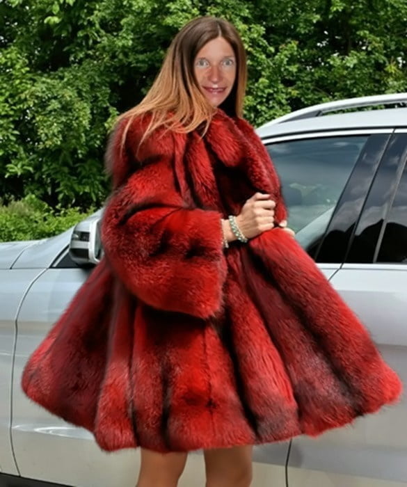 Sexy Woman In Fur #96593563