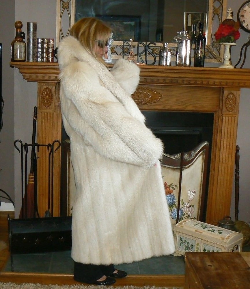 Sexy Woman In Fur #96593689