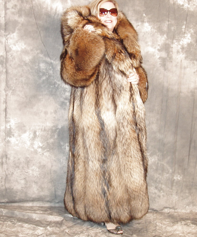 Sexy Woman In Fur #96593751