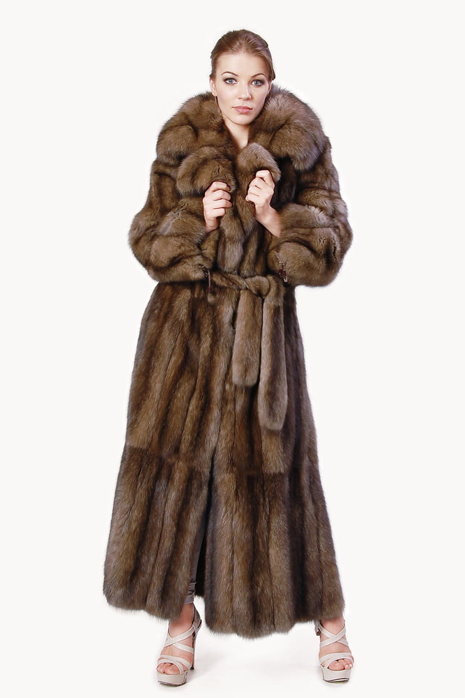Sexy Woman In Fur #96593761