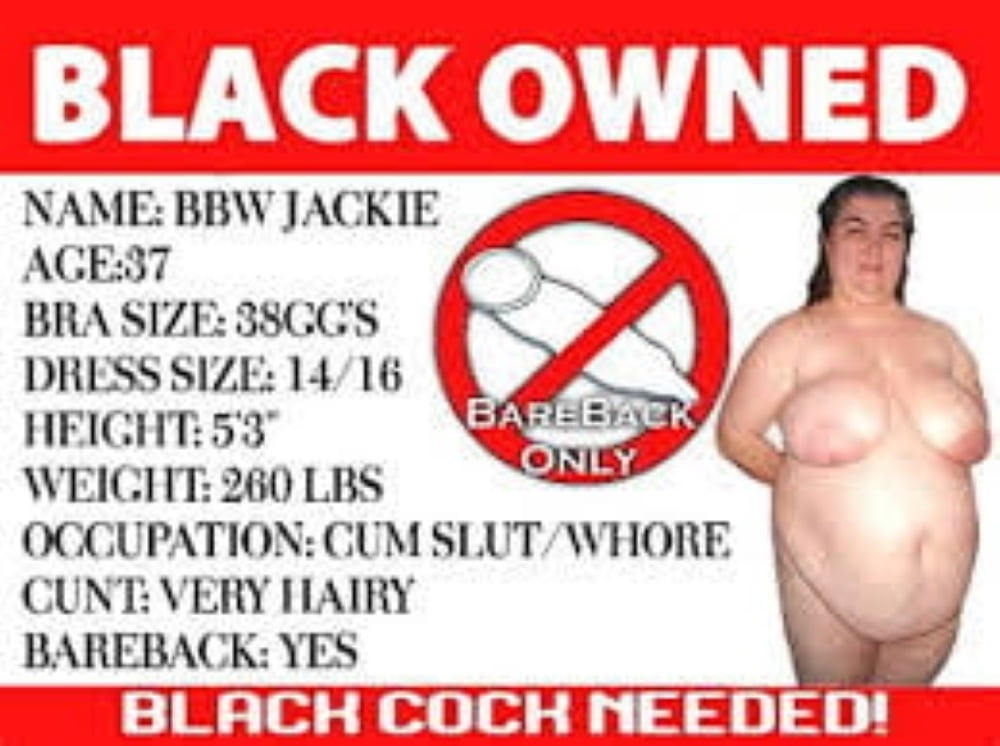 Chubby BBC Pigmeat Whore BBW Jackie Fat CuntMeat From USA #93731261