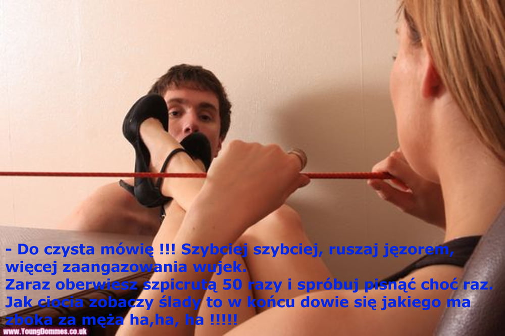 Polish captions in the climate of a femdom family #103829564