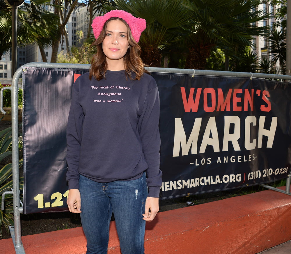 Mandy Moore - Women&#039;s March in LA (21 January 2017) #81948441