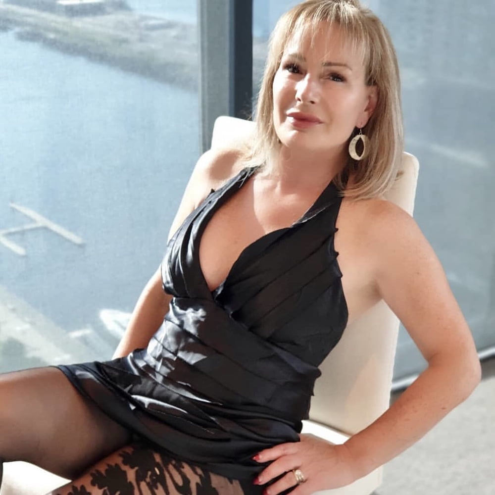 Mature, Old, Business Woman in Nylons #80822916