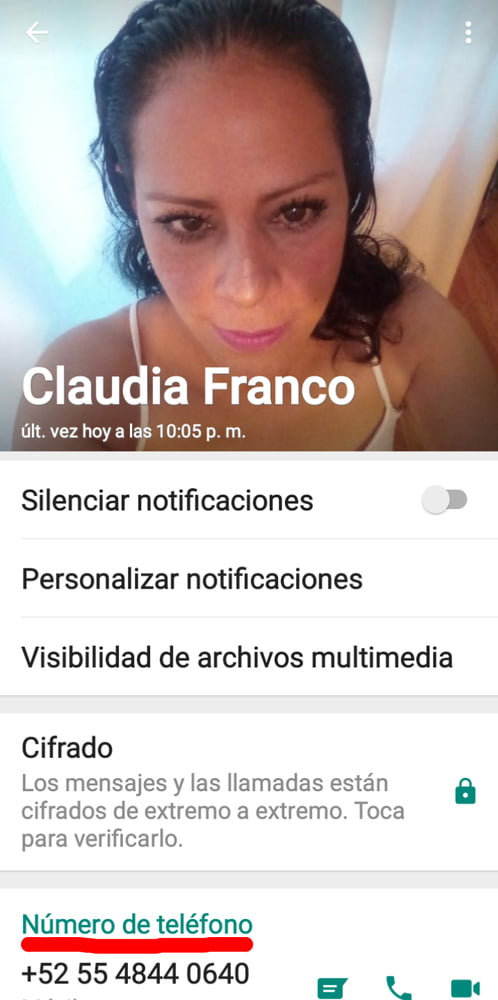 Claudia franco
 #81805108
