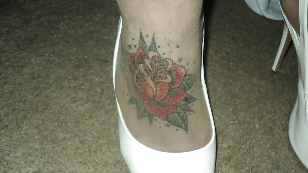 more fake foot tattoo #106932193