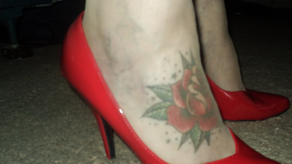 more fake foot tattoo #106932205