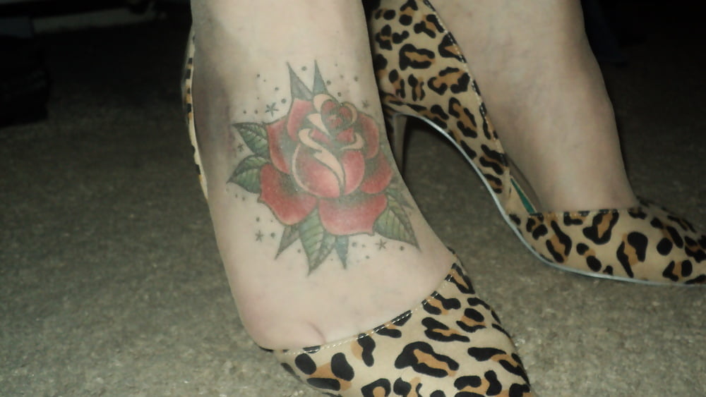 more fake foot tattoo #106932219