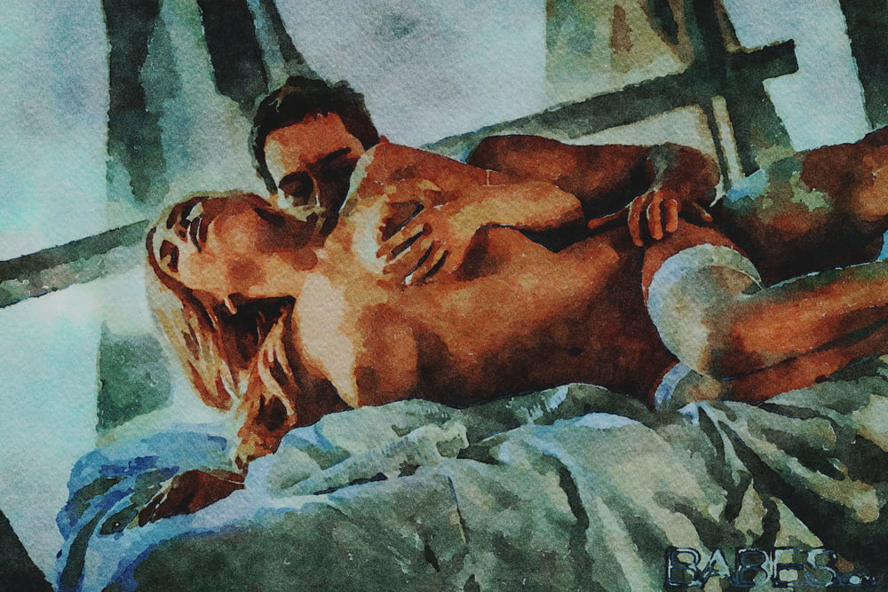 Erotic Digital Watercolor 3 4011137