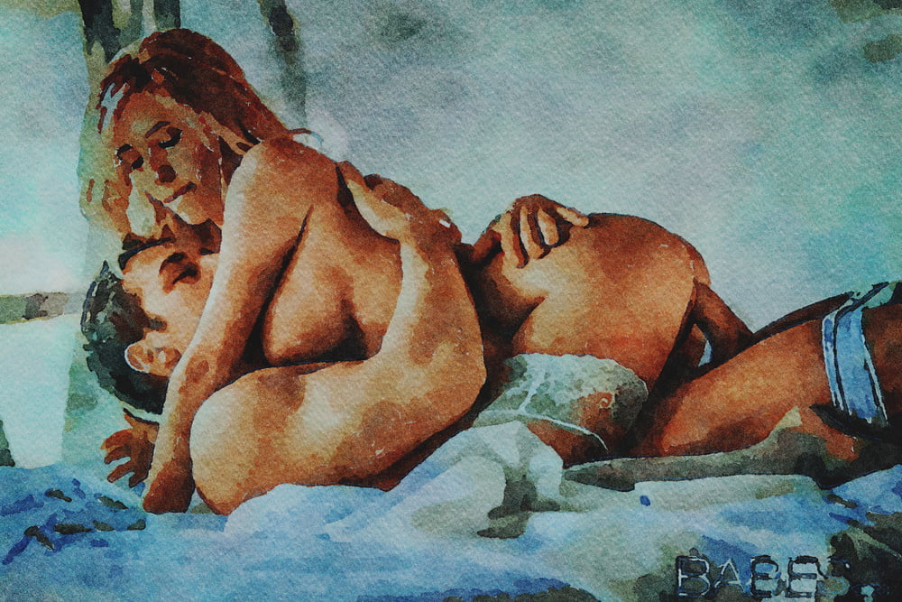 Erotic Digital Watercolor 3 4011137