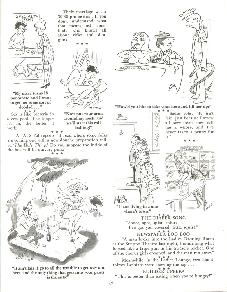 ヴィンテージ雑誌のセックスからセクシーコメディまで
 #97061749