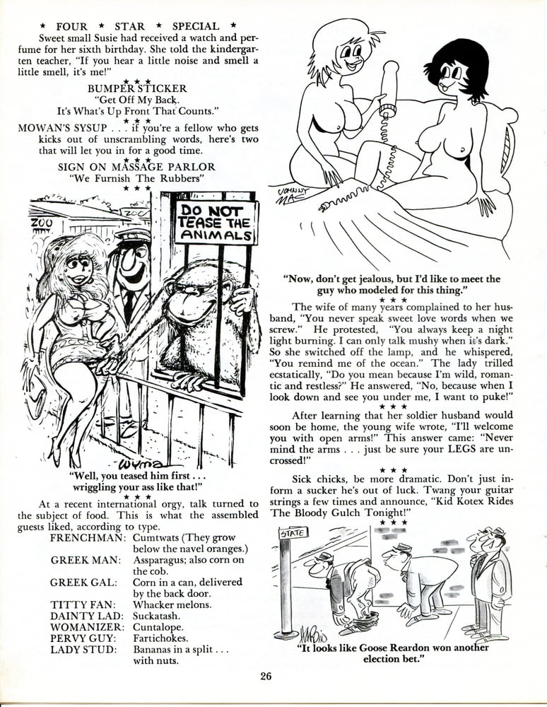 Vintage magazine sex to sexty comedy
 #97061784