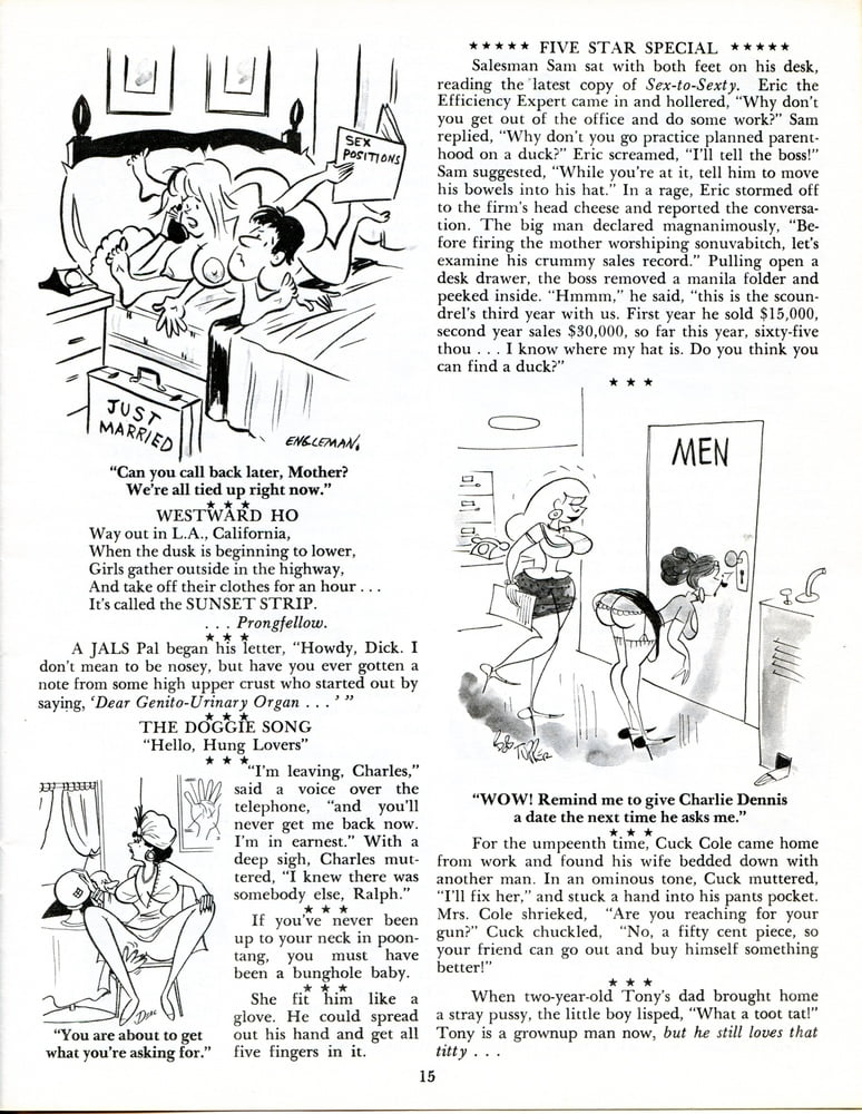 ヴィンテージ雑誌のセックスからセクシーコメディまで
 #97061807