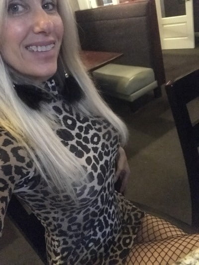 Fit as fuck blonde MILF with big fake tits #92135361