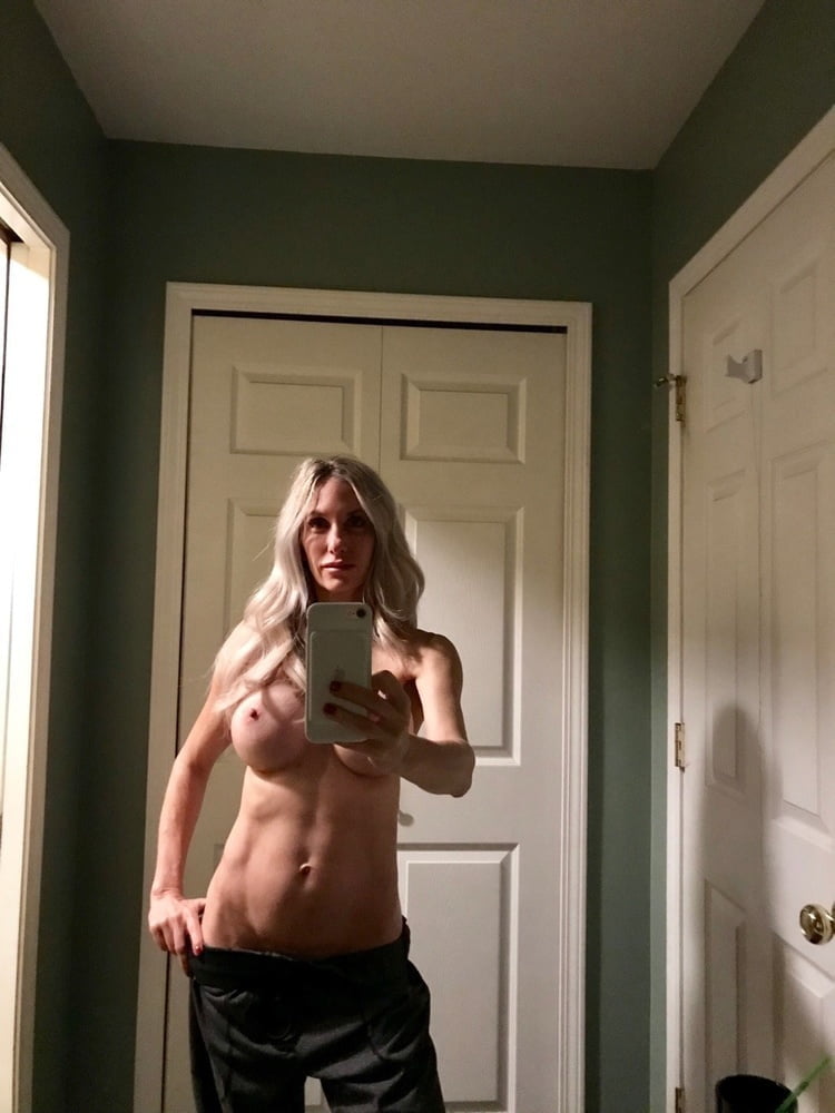 Fit as fuck blonde MILF with big fake tits #92135779