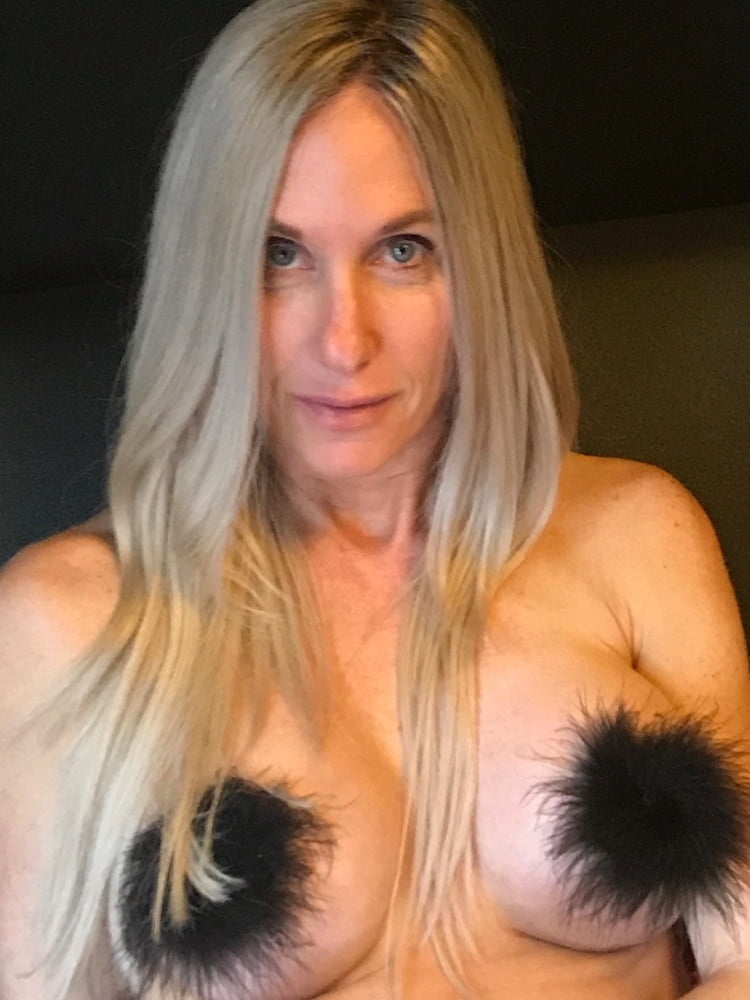 Fit as fuck blonde MILF with big fake tits #92135861