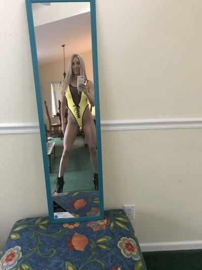 Fit as fuck blonde MILF with big fake tits #92135907