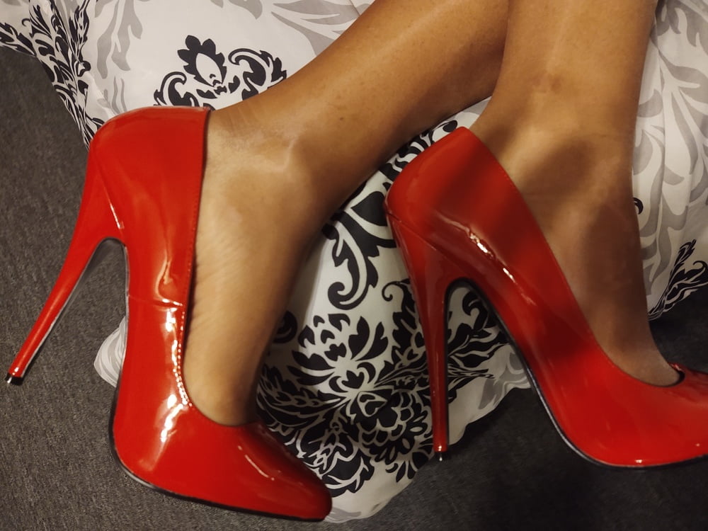 new red heels #87554795