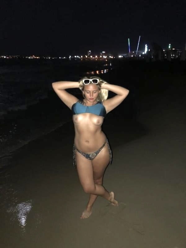 Sexy Dirty Chubby Small Tit Big Ass Slut Beach Vacation #88157539