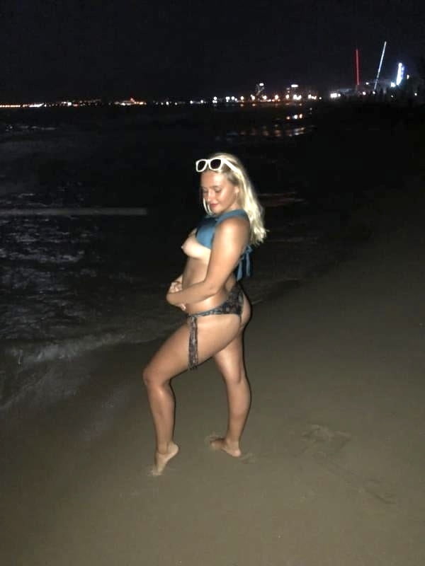Sexy Dirty Chubby Small Tit Big Ass Slut Beach Vacation #88157541