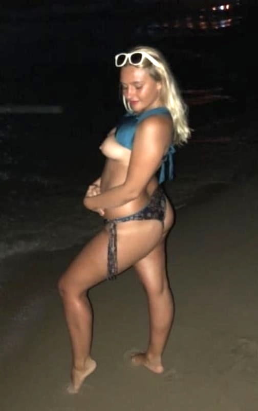 Sexy Dirty Chubby Small Tit Big Ass Slut Beach Vacation #88157556
