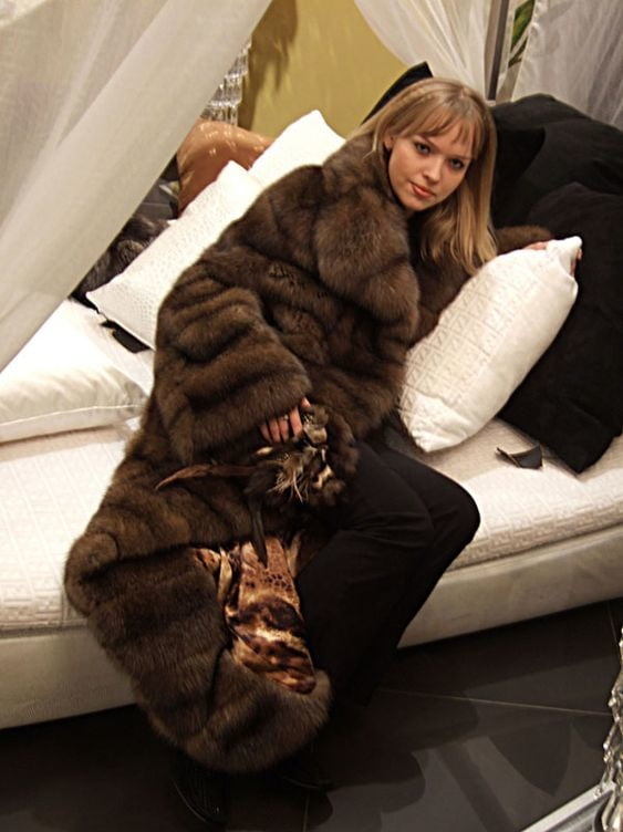 woman in fur coat 27 #89915700