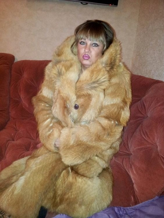 woman in fur coat 27 #89915796