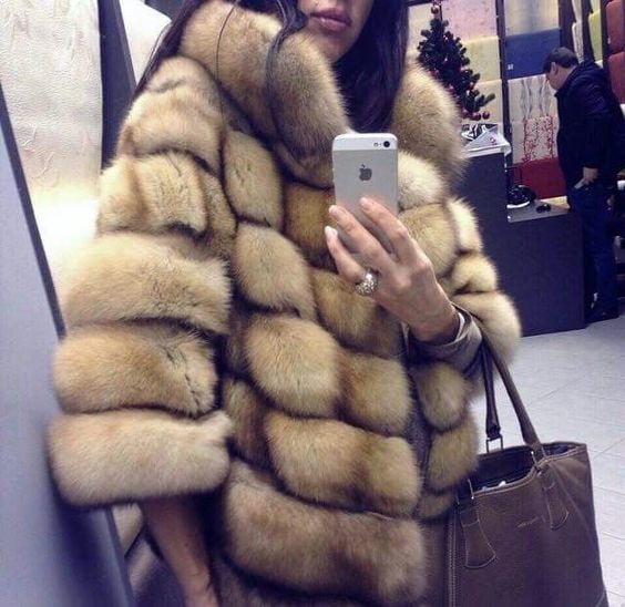 woman in fur coat 27 #89915821