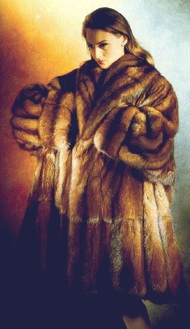 woman in fur coat 27 #89915824