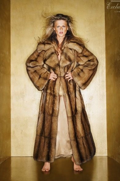 woman in fur coat 27 #89915833