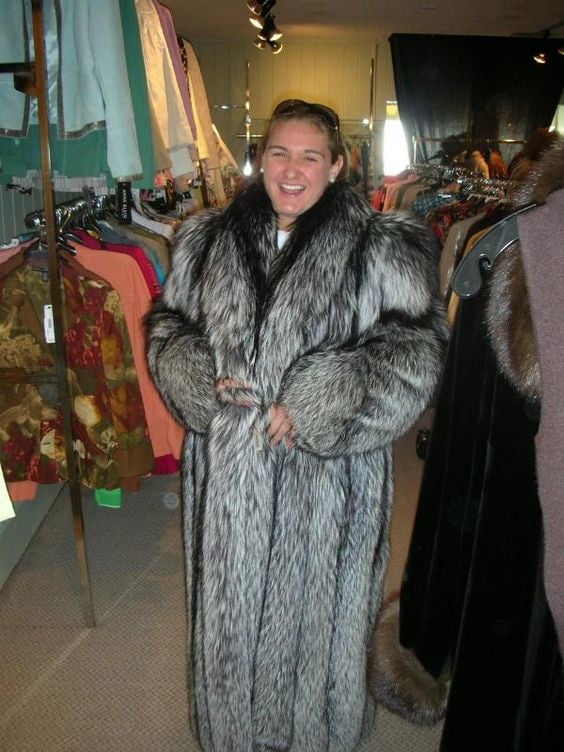 woman in fur coat 27 #89915858