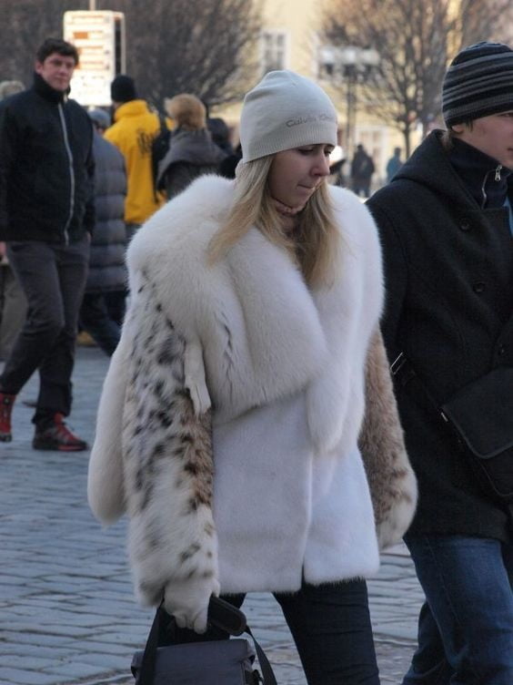woman in fur coat 27 #89915867