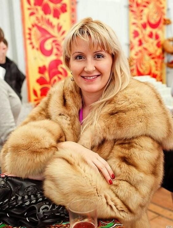 woman in fur coat 27 #89915876