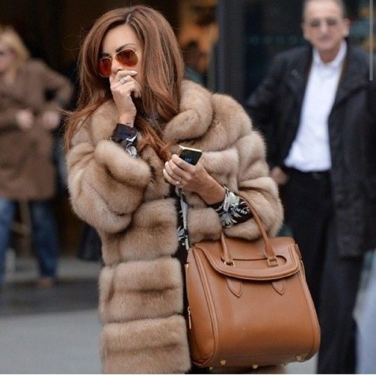 woman in fur coat 27 #89915880