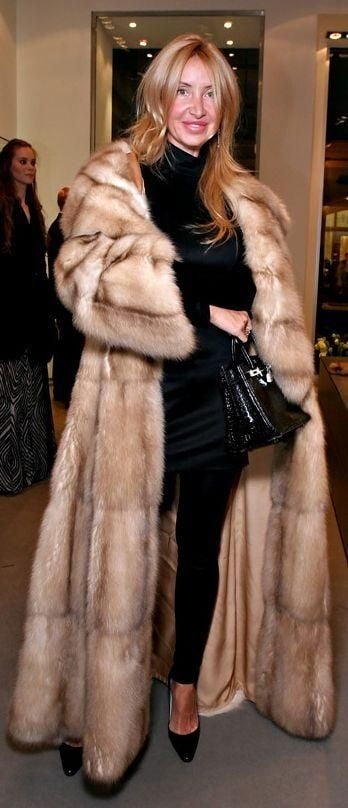 woman in fur coat 27 #89915886