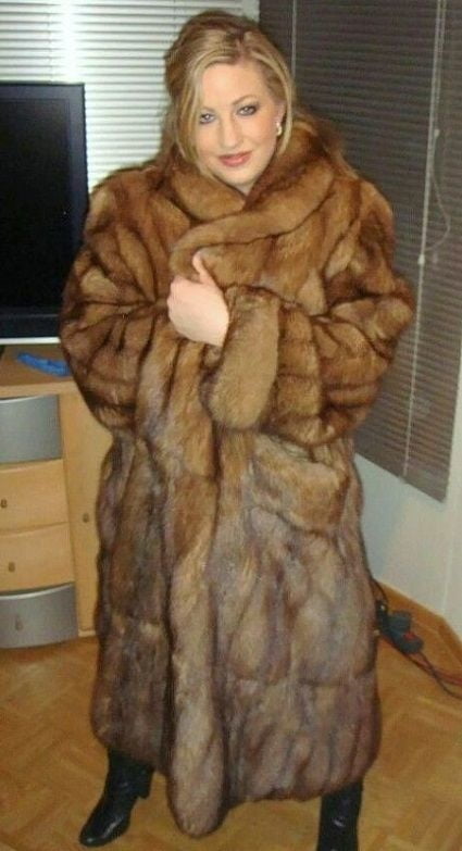woman in fur coat 27 #89915914