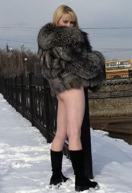 woman in fur coat 27 #89915946