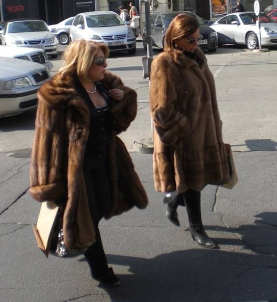 woman in fur coat 27 #89915973