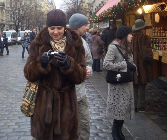 woman in fur coat 27 #89915983