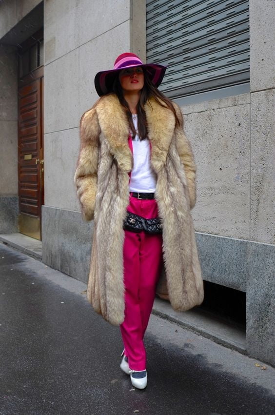 woman in fur coat 27 #89916123