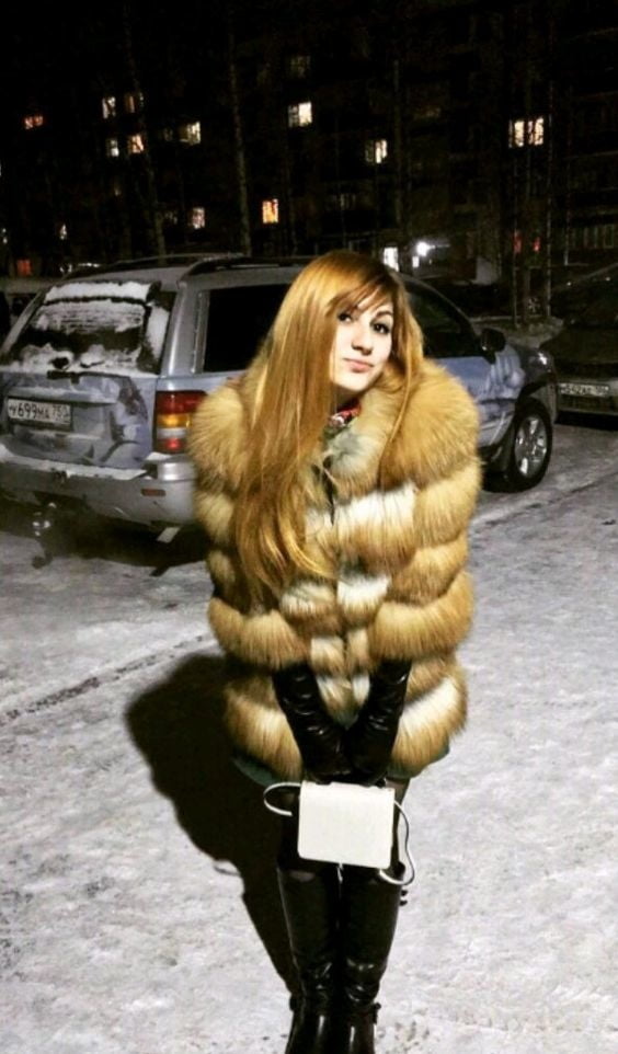 woman in fur coat 27 #89916349