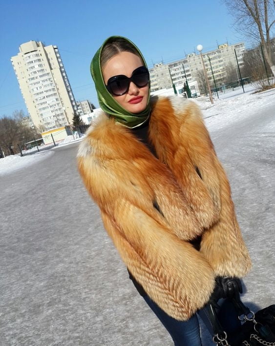 woman in fur coat 27 #89916355
