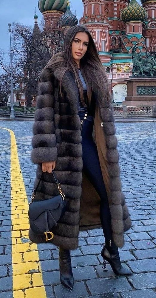 woman in fur coat 27 #89916432