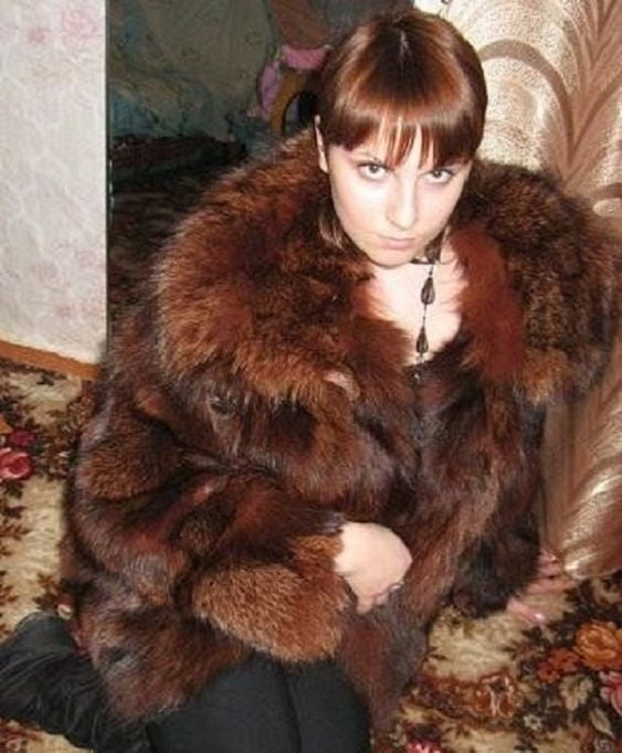woman in fur coat 27 #89916440