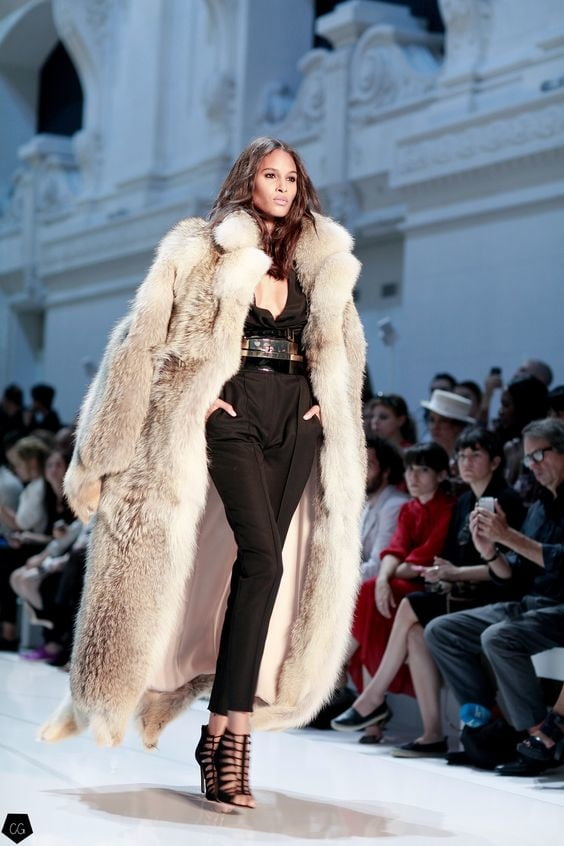 woman in fur coat 27 #89916467